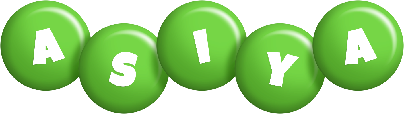 Asiya candy-green logo