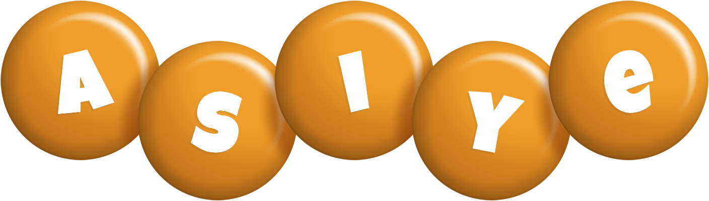 Asiye candy-orange logo