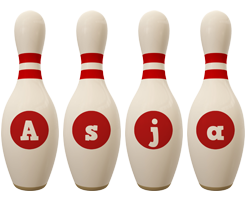 Asja bowling-pin logo