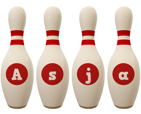 Asja bowling-pin logo