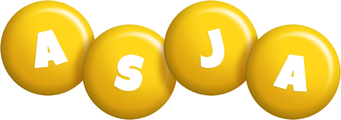 Asja candy-yellow logo