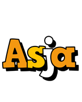 Asja cartoon logo