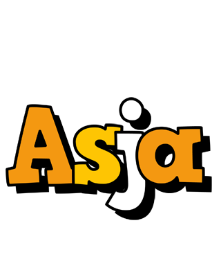 Asja cartoon logo