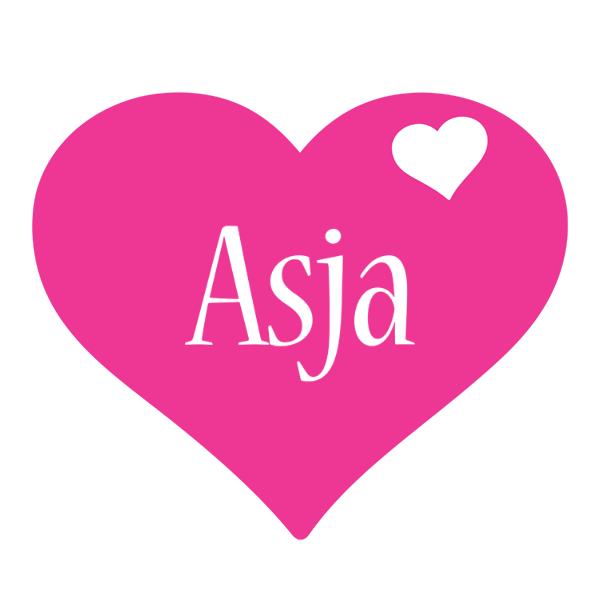 Asja love-heart logo