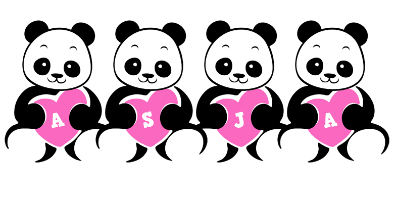 Asja love-panda logo