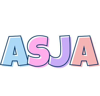 Asja pastel logo