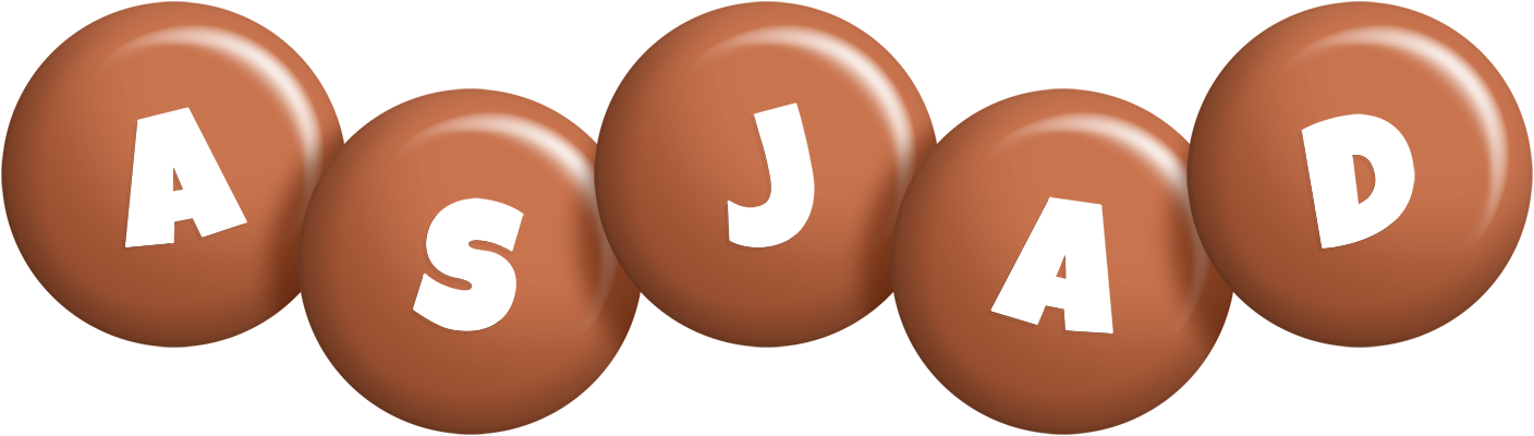 Asjad candy-brown logo
