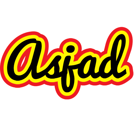 Asjad flaming logo