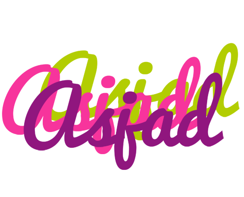 Asjad flowers logo