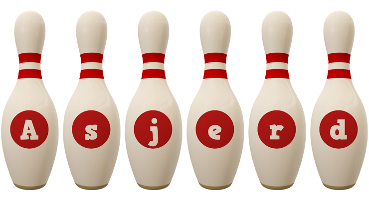 Asjerd bowling-pin logo