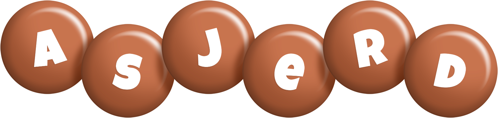 Asjerd candy-brown logo