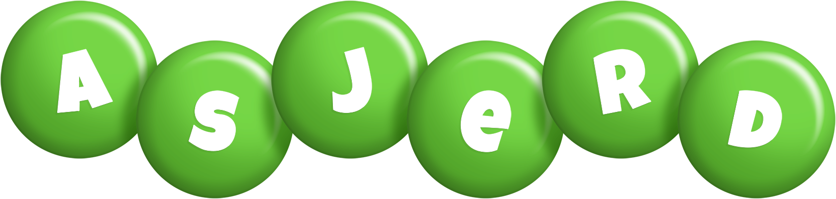Asjerd candy-green logo