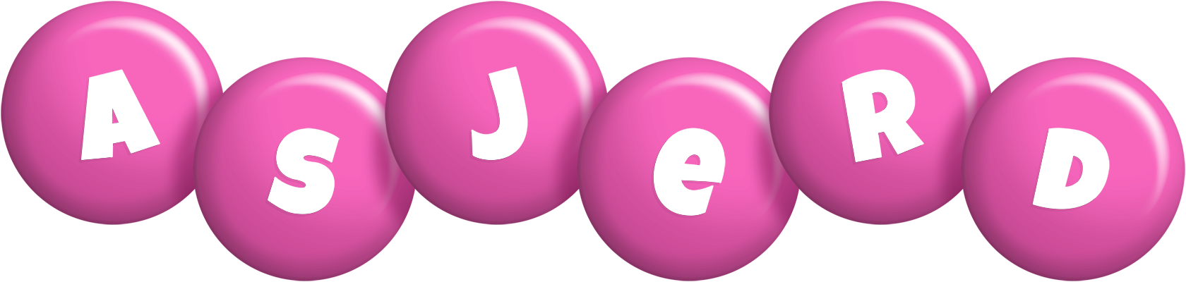Asjerd candy-pink logo