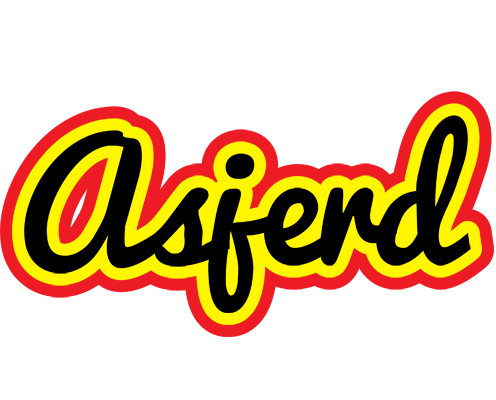 Asjerd flaming logo