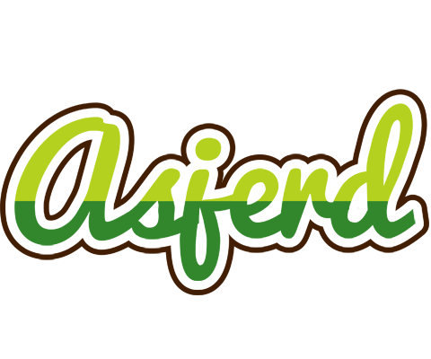 Asjerd golfing logo