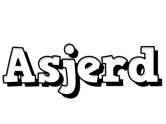 Asjerd snowing logo