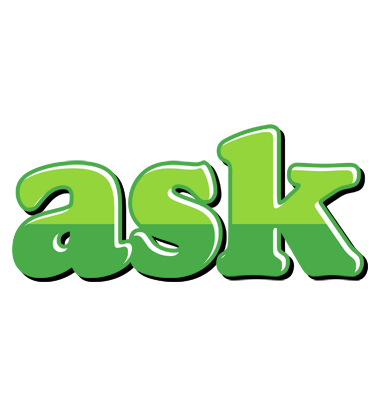 Ask apple logo