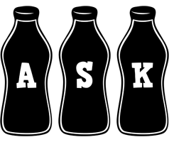 Ask bottle logo