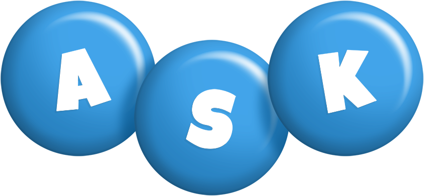 Ask candy-blue logo