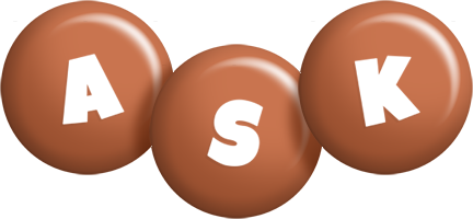 Ask candy-brown logo