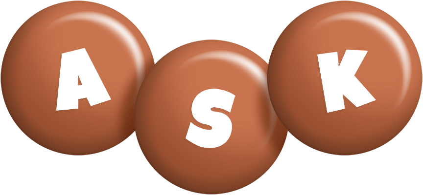 Ask candy-brown logo