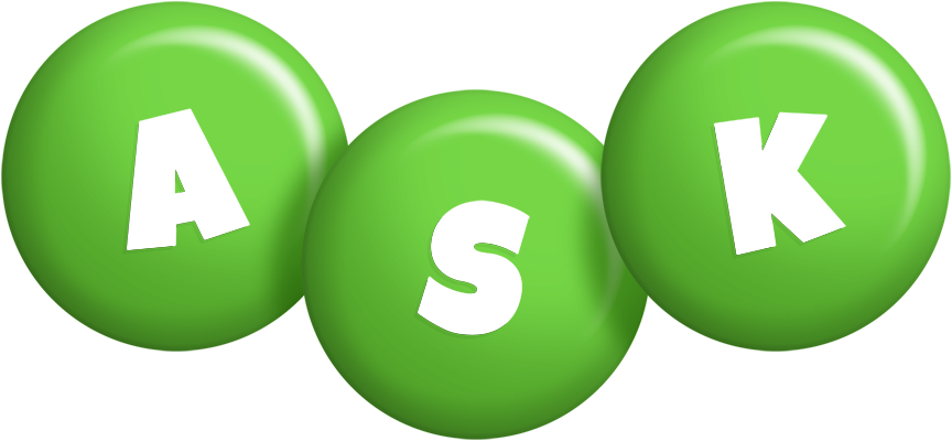 Ask candy-green logo