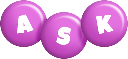 Ask candy-purple logo