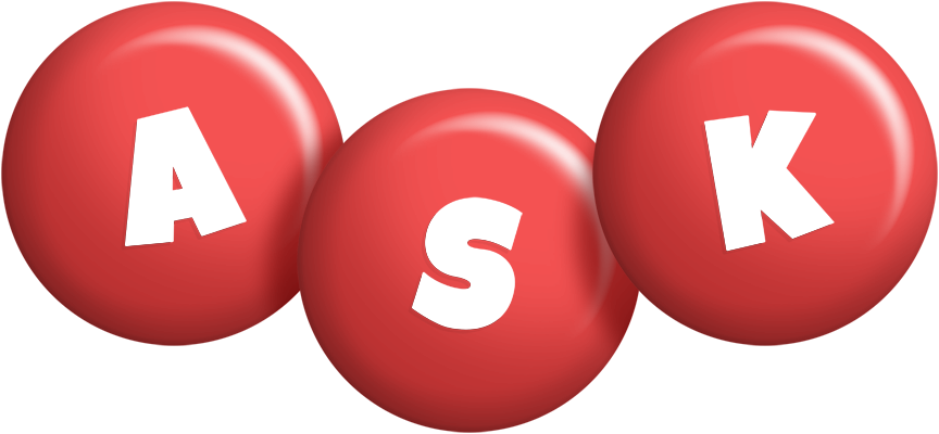 Ask candy-red logo