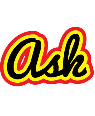 Ask flaming logo