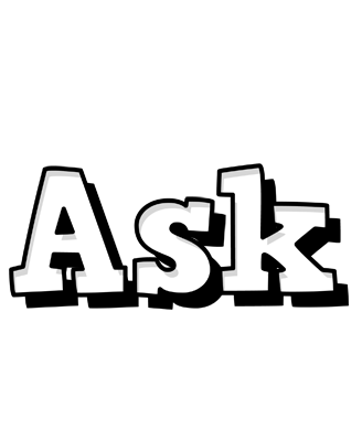 Ask snowing logo