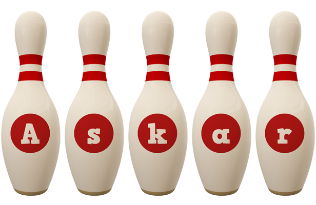 Askar bowling-pin logo