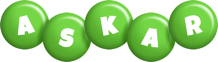 Askar candy-green logo
