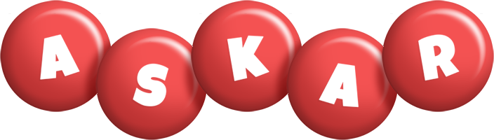 Askar candy-red logo