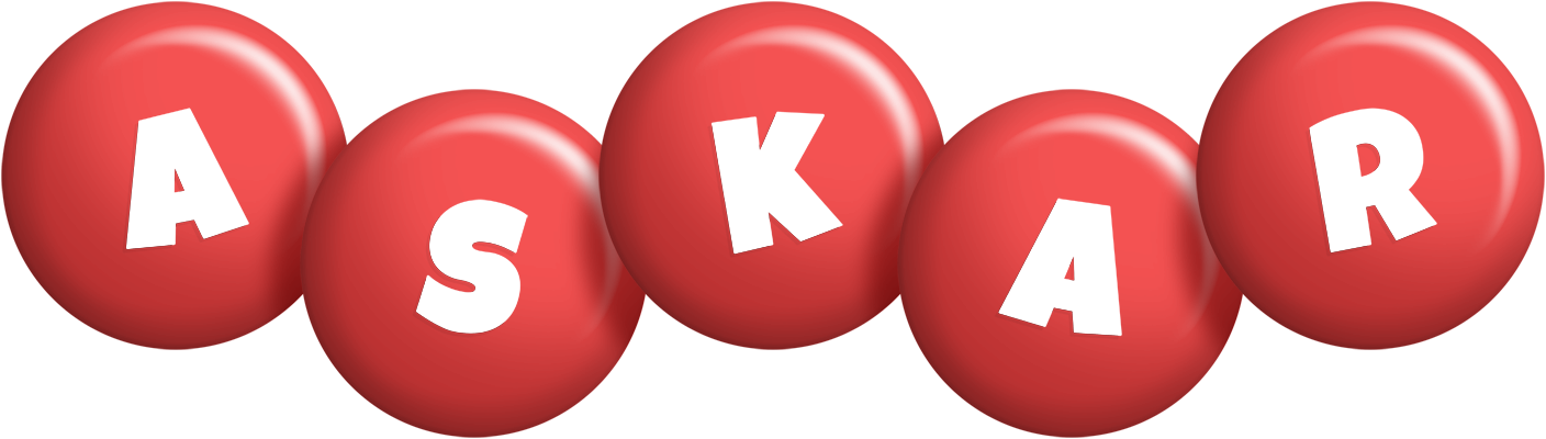 Askar candy-red logo