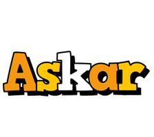 Askar cartoon logo
