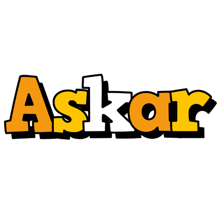 Askar cartoon logo