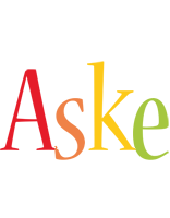 Aske birthday logo