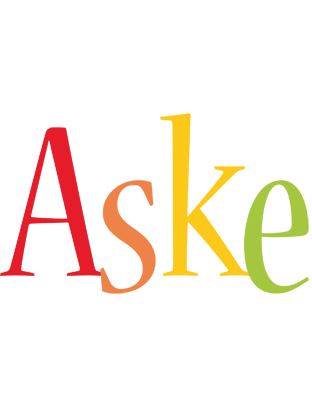Aske birthday logo