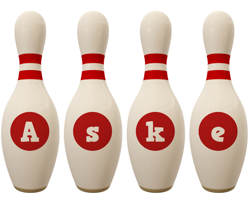 Aske bowling-pin logo