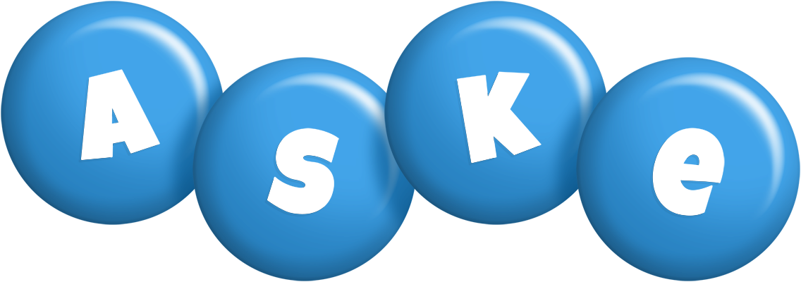 Aske candy-blue logo