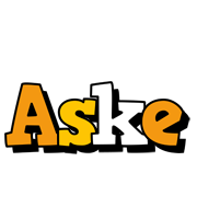 Aske cartoon logo