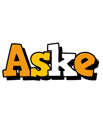 Aske cartoon logo