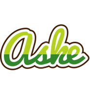 Aske golfing logo