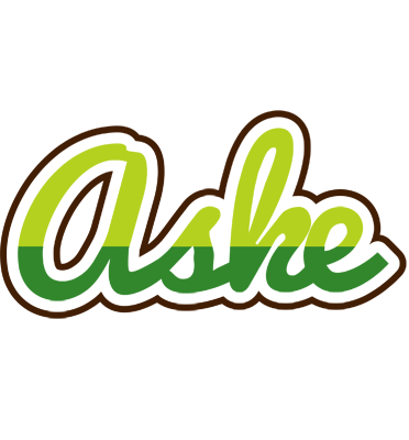 Aske golfing logo