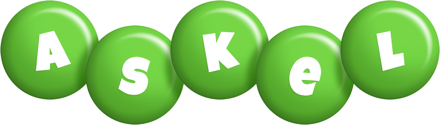 Askel candy-green logo