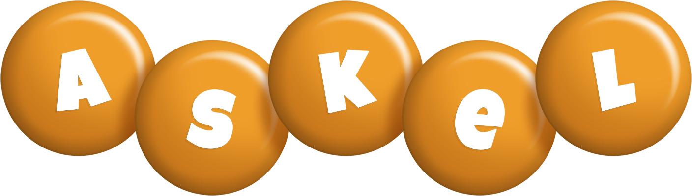 Askel candy-orange logo