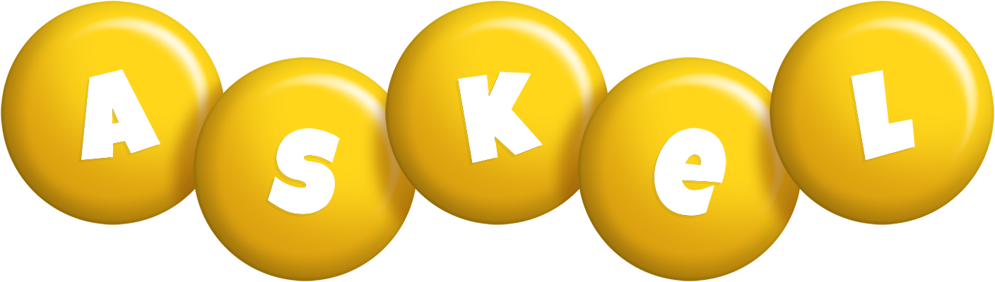 Askel candy-yellow logo