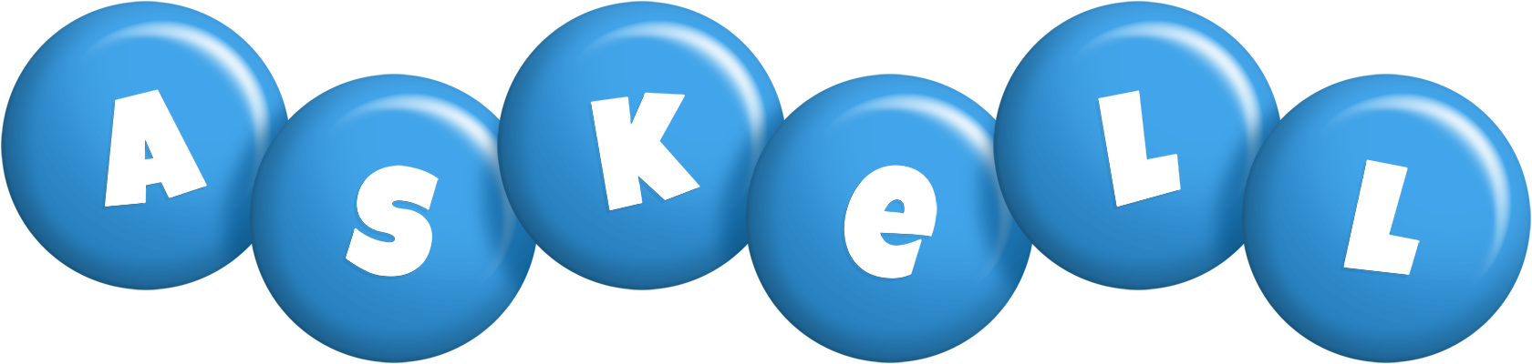 Askell candy-blue logo