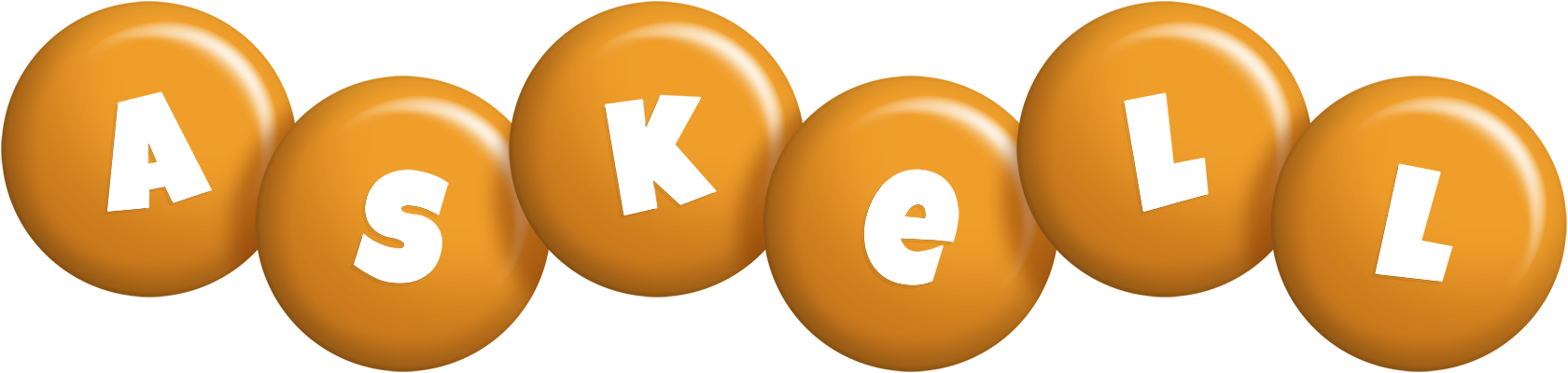 Askell candy-orange logo