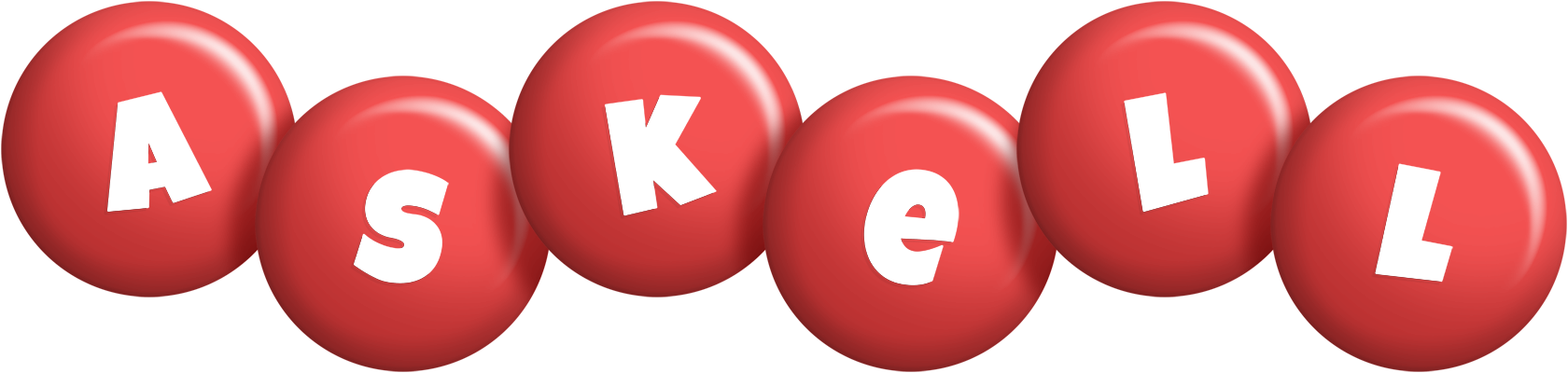 Askell candy-red logo